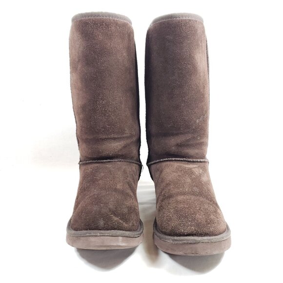 UGG Australia Women's Size 7 Brown Suede Leather Boots - Picture 6 of 10